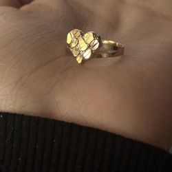 14k Nugget Ring Small 