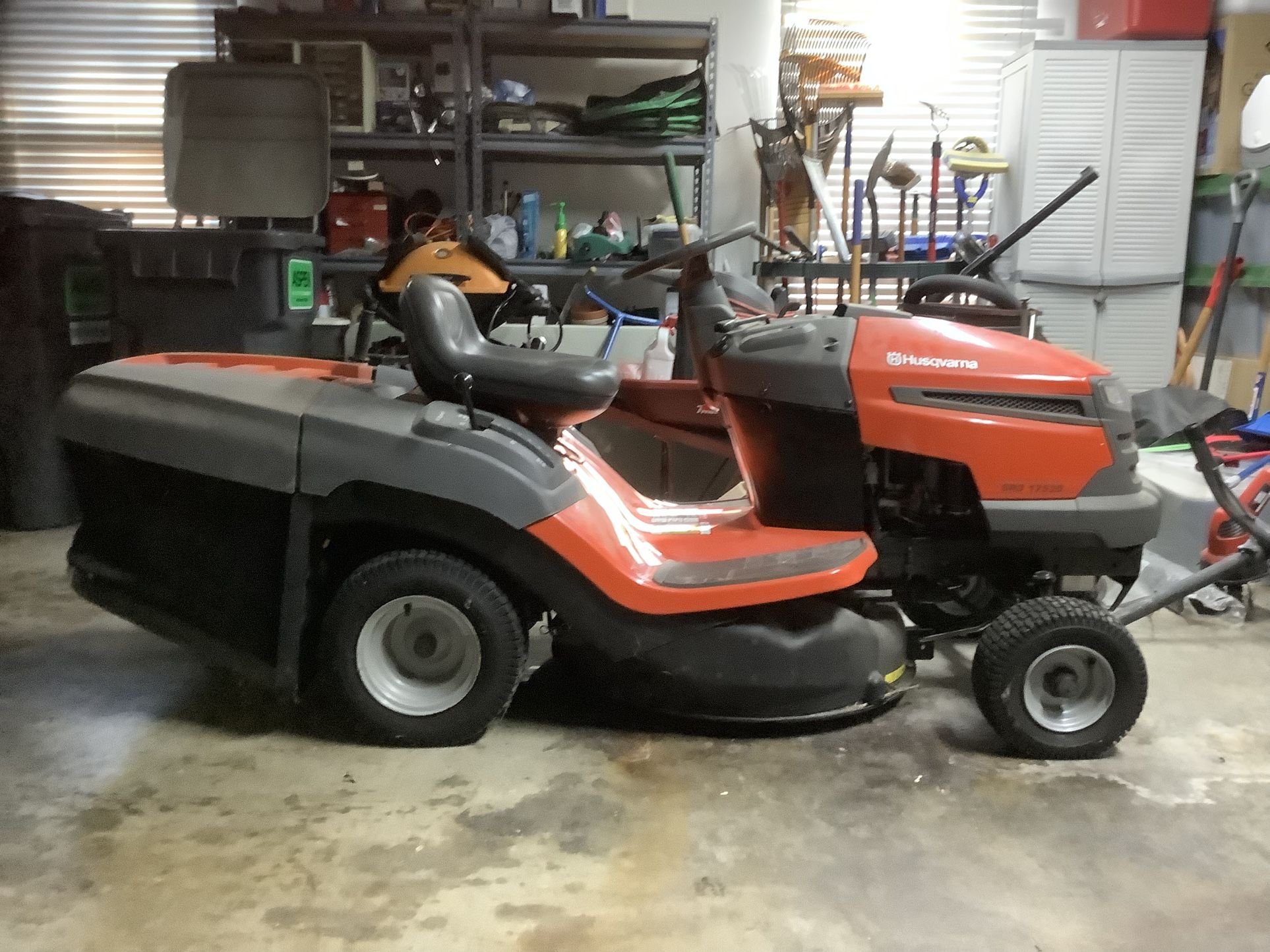 Husqvarna riding lawnmower