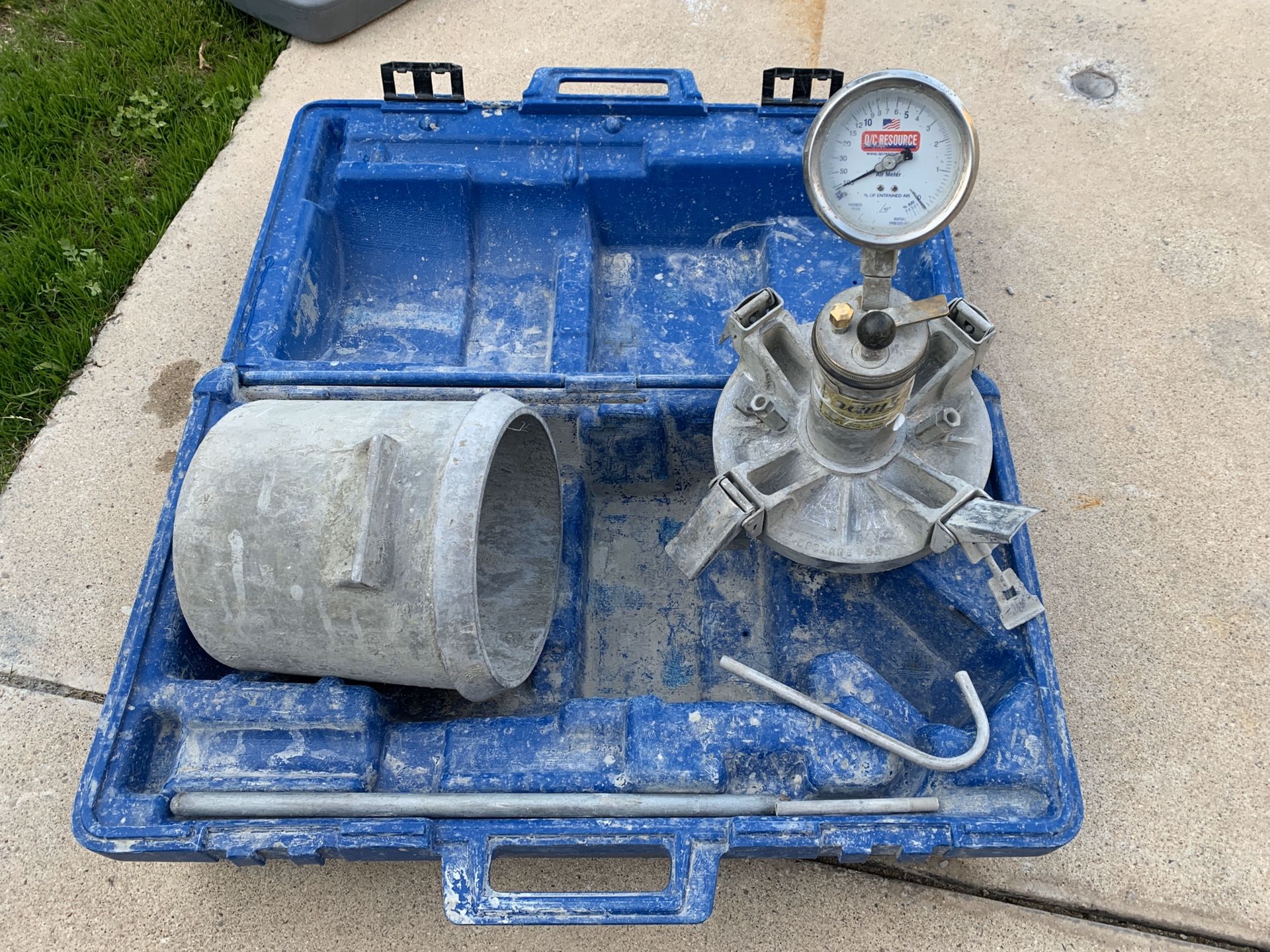 Charles Watts Company Press-Ur Meter Air Concrete Tester meter measurement.