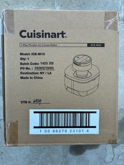 Cuisinart ICE-M10 1-Pint Wonder Ice Cream Maker