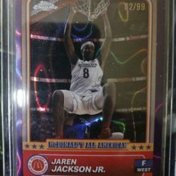 Really Nice Jaren Jackson Jr. Rookie, # 82/99 Card MINT 