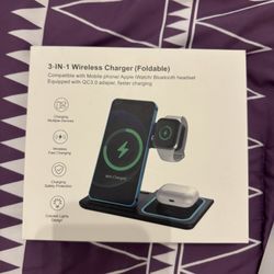 3 In 1 Wireless Charger For iPhone Apple Watch AirPods