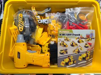Take Apart Construction Toy Set with Storage Box