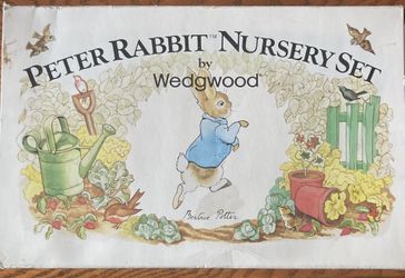Peter Rabbit Nursery Set By Wedgewood New