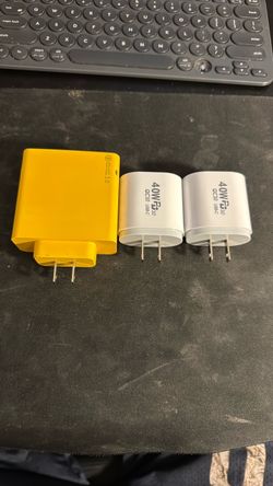 3 USB Chargers
