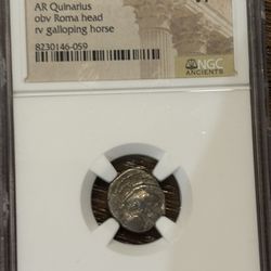 Ancient Celtic Silver Coin – NGC Certified – 2,000+ Years Old