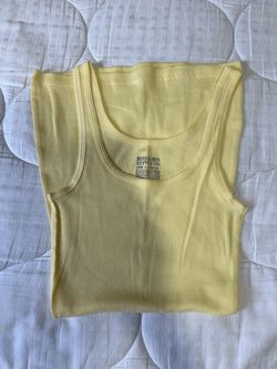 Mossimo Supply Co. Ribbed Tank Top Yellow