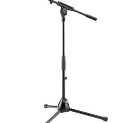 NEW! K&M König & Meyer Microphone Stand, Adjustable Telescoping 2-Piece Boom, Arm Shorter Low-Level 