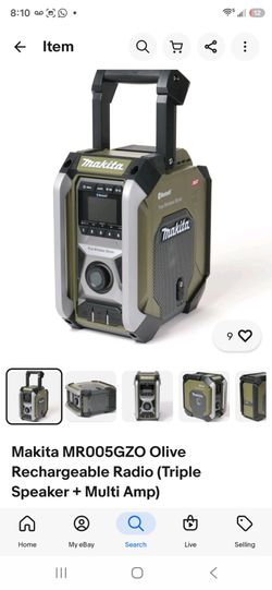 MAKITA MR005GZO Bluetooth Radio/speaker