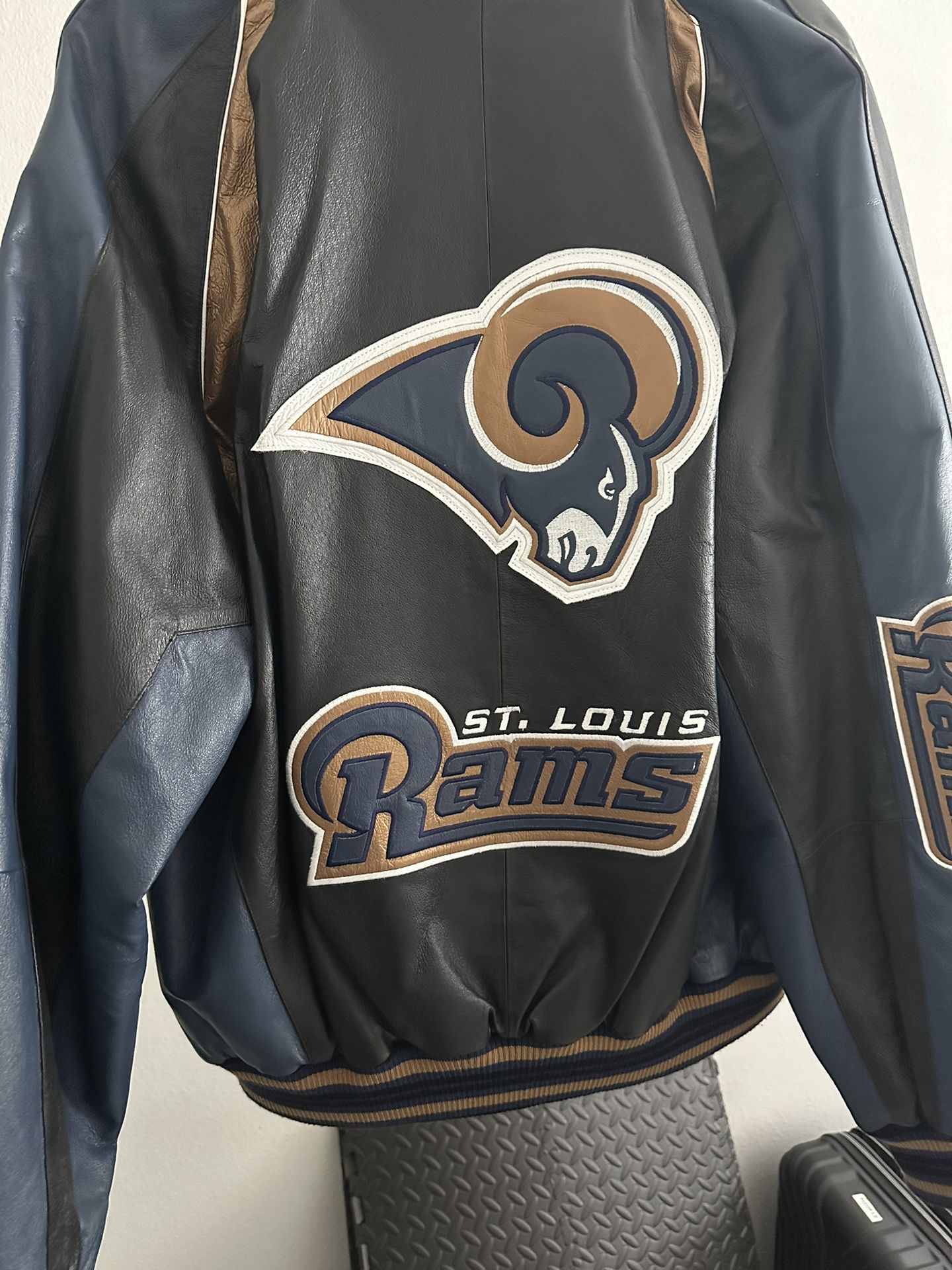 ST. LOUIS RAMS LEATHER JACKET