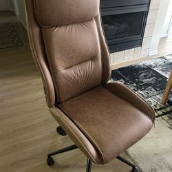 Faux Leather Office Chair