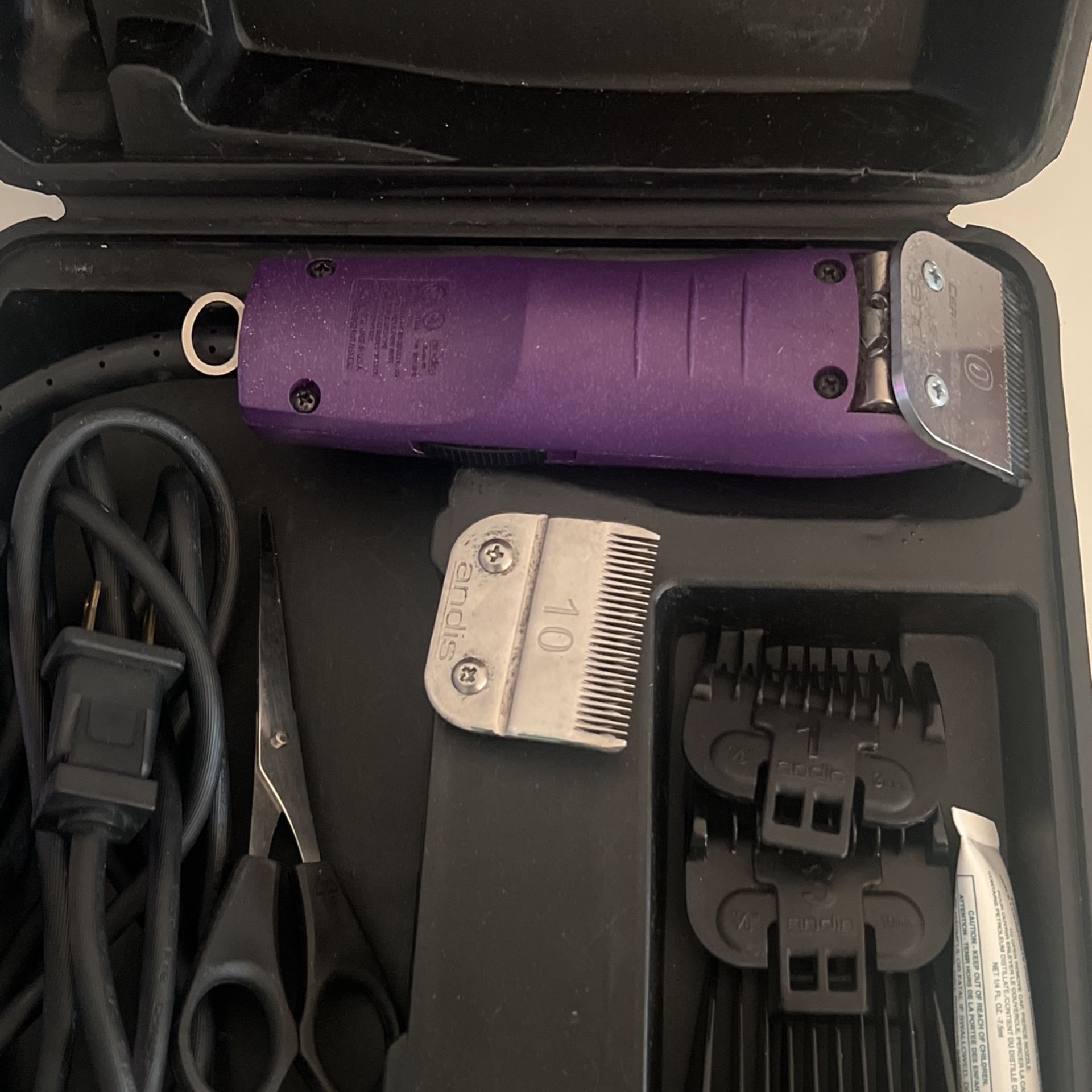 Dog hair clipper kit 