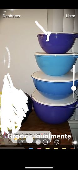 Tupperware set de 12piezas
