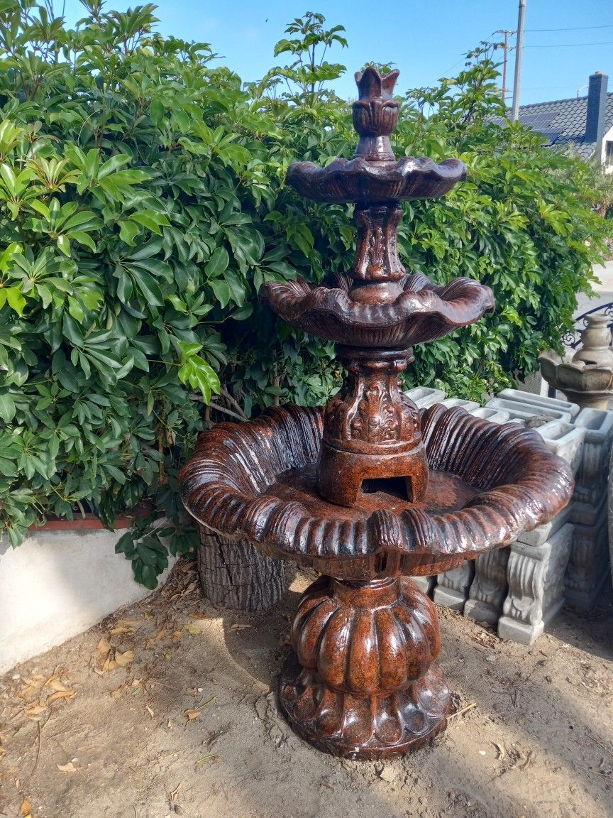 Fuente De Cemento Nueva 6ft De Alta Cafe O Beich $350