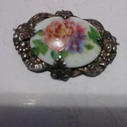 Sterling Silver Brooch Size Two By One And A Half Inch