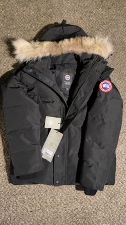 Canada Goose Black Down Parka with Fur Hood