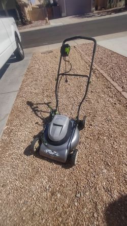 corded electric lawn mower no bag