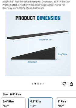Rubber Threshold Ramp