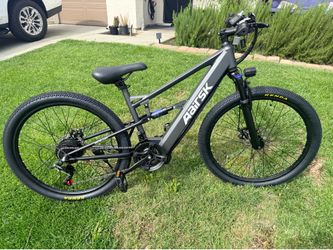 F1 (gray)E Mountain Bike for Adults-750W Peak Motor Electric Commuter Bikes, 25MPH EBike, 36V Battery EBikes, 21-Speed Front Suspension Electric Bicyc