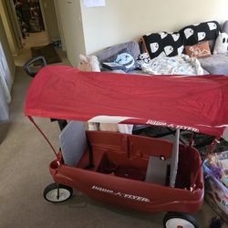 Radio Flyer 5 In 1 Wagon With Canopy