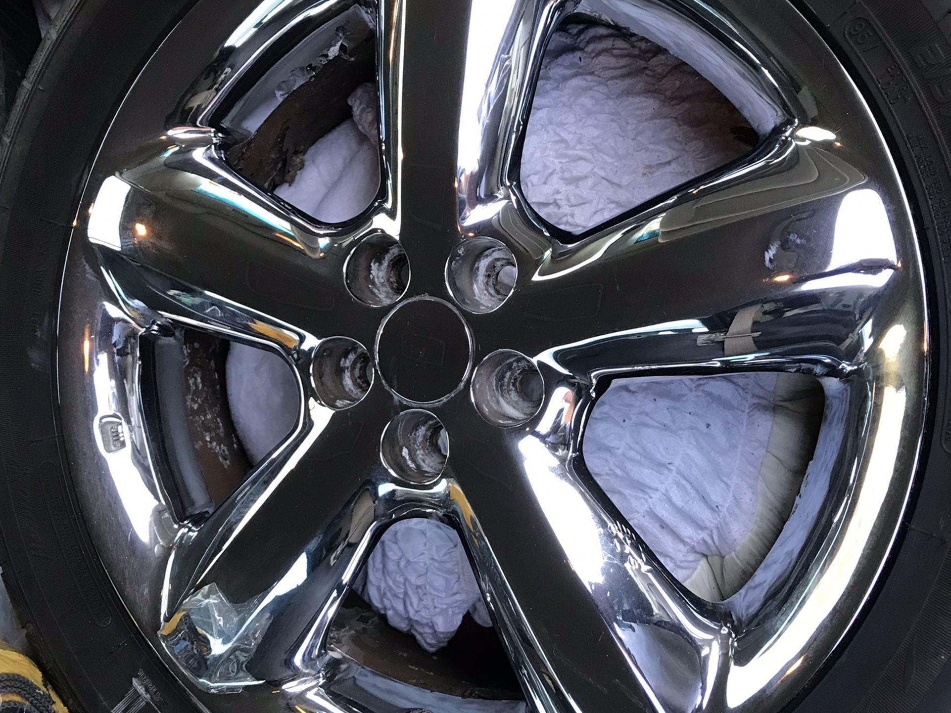 5x100 Chrome Wheels With Tires