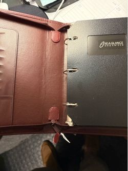 Leather Organizer. (Book to record). $18
