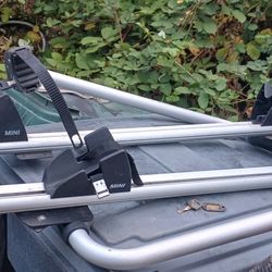 Mini Cooper Bicycle Roof Rack With Key 