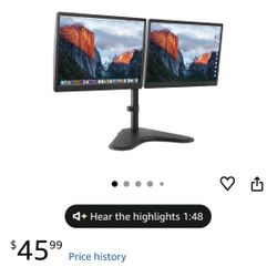 Dual Monitor Desk Stand