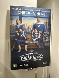 The Fantastic Four Movie Poster Board 