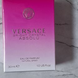 NEW & SEALED AUTHENTIC VERSACE BRIGHT CRYSTAL ABSOLU WOMAN'S PARFUM SPRAY 30$