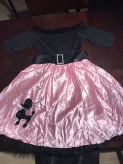 Girls poodle dress costume