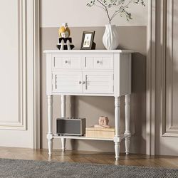 White console table - $75