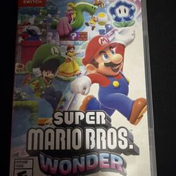 Super Mario Wonder Cartridge And Box - Like New