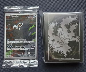 Pokemon Pitch Black Zarude promo with sleeves,  sealed. Read Description!