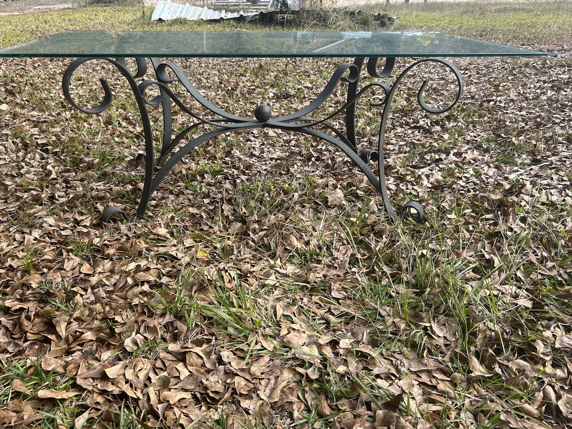 Glass Top Coffee Table