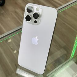 iPhone 16 Pro Max White Titanium- Any Carrier! 256GB 100% Battery Financed Today No Credit Needed! $0 To $100 Down To Take Out Today! 