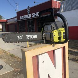 14” RYOBI CHAINSAW 