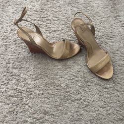 Tan, Leather Upper, Size 8.5, 