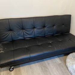 Black Futon Couch / Bed