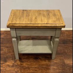 Distressed Hickory/ Stone coffee & end table