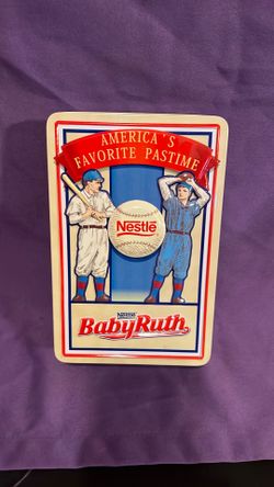 Nestle baby Ruth baseball collectors tin