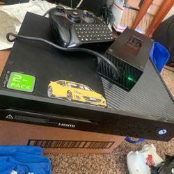 Xbox One Console Black 500 Gb Console Works And 2 Power Bricks As Is/ Power Issue