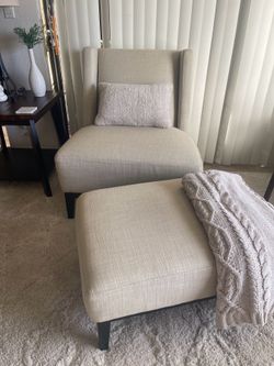 Accent Chairs with Ottoman