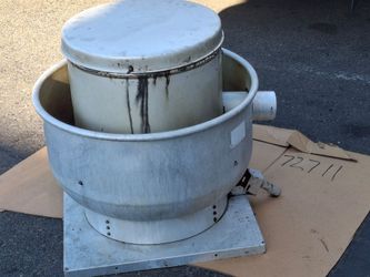 Restaurant hood fan