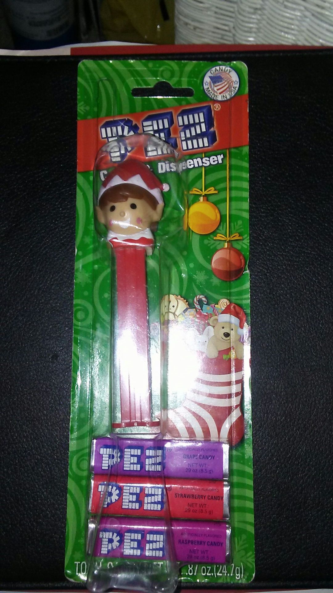 2014 PEZ ELF Candy & Dispenser Christmas Elf on Shelf Collectible Fun Toy Pez!!