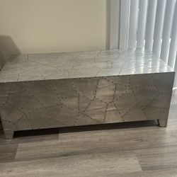metal coffee table