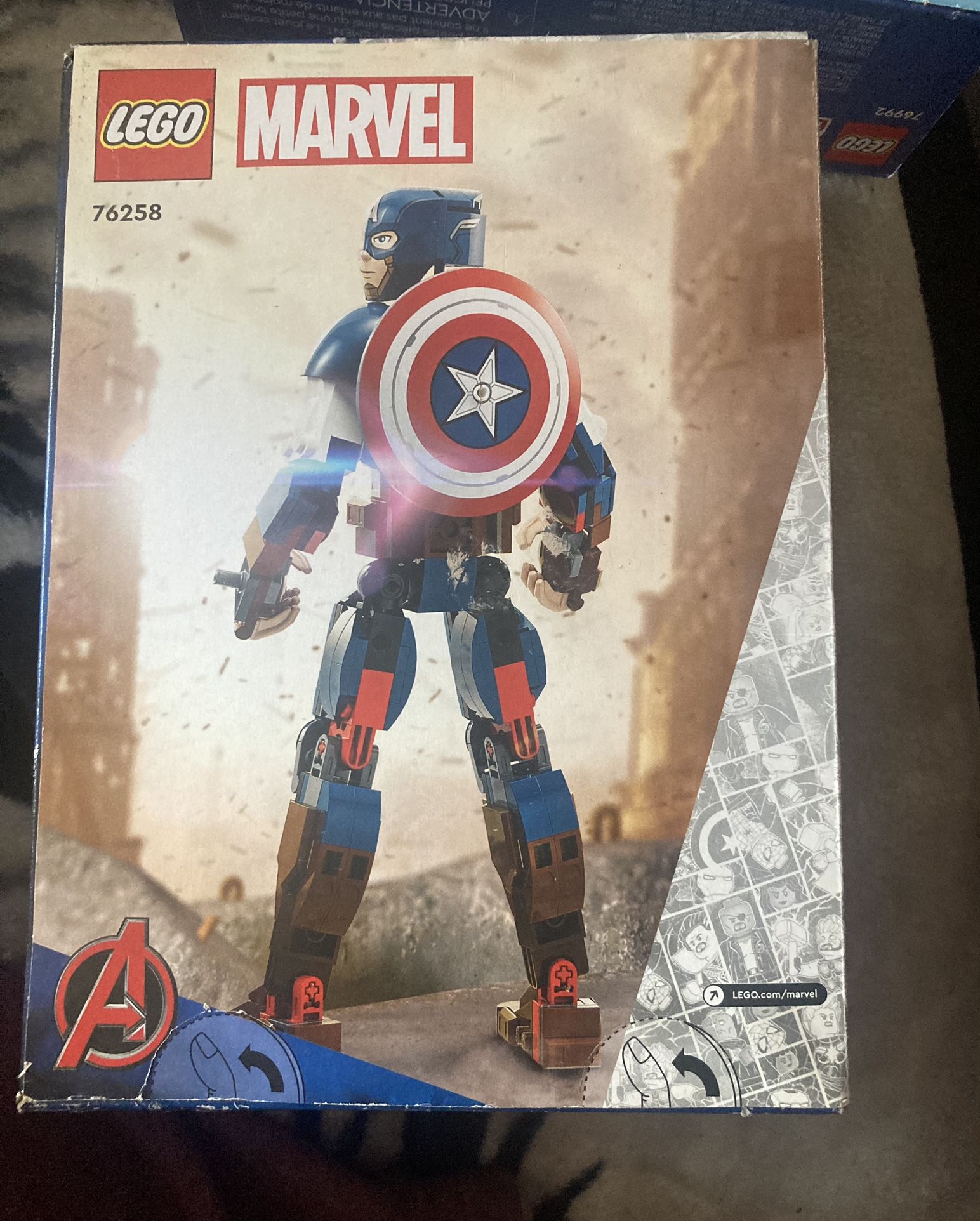 Lego Marvel Captain LEGO Marvel Captain America Construction America Construction Figure