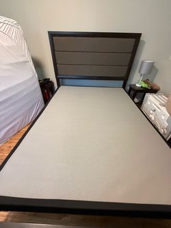 Like new Queen headboard and bed frame OBO
