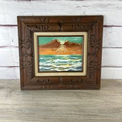 MCM Sunset Ocean Painting