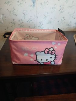 Hello Kitty Storage basket with hamdles
